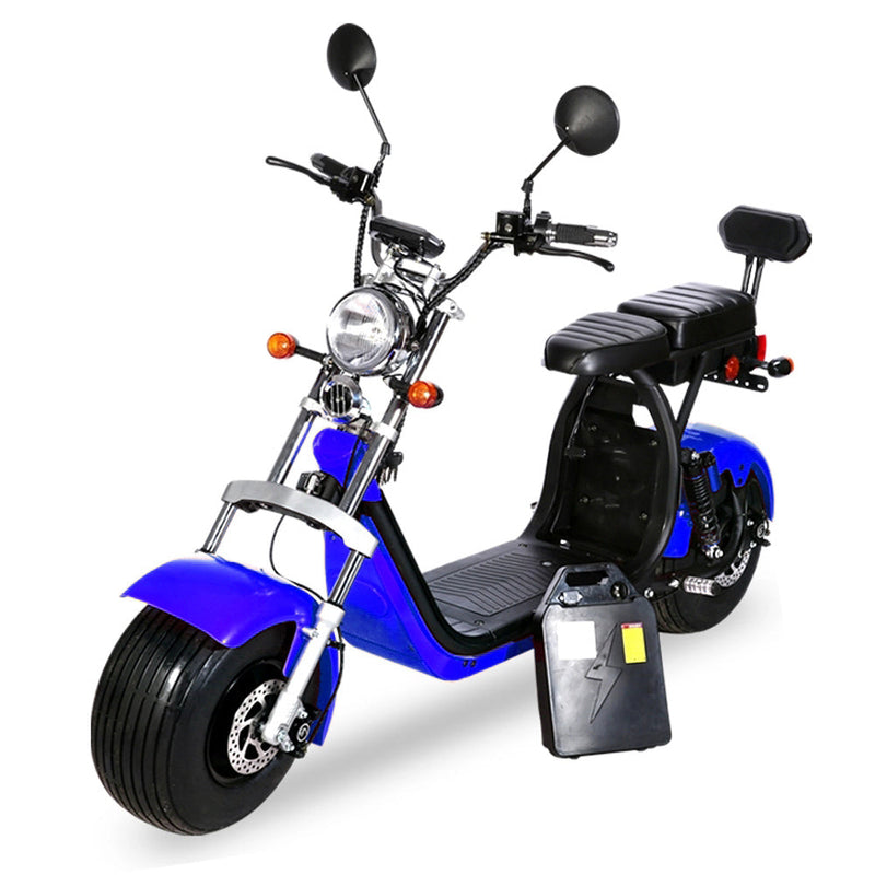 CRONY G-029 3000W Electric Motorcycle Motorbike High Speed Harley tyre Double Seat with double battery | Star banner