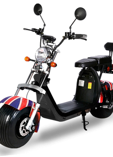 CRONY G-028  1500W Harley Electric Motorcycle  tyre Double Seat with double battery  | Banner
