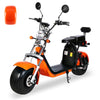 CRONY G-029 3000W Electric Motorcycle Motorbike High Speed Harley tyre Double Seat with double battery | Orange/yellow