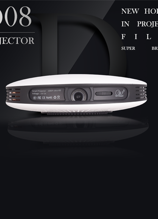 CRONY D08-Projector dlp 3D 4K Rk3368 2G 8G mini projector hd 1080p smart mini portable projector