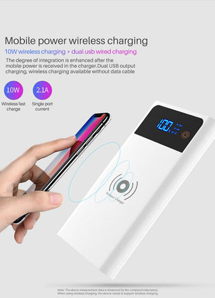 CRONY YC-008 USB Charger  Dual Port Power Bank QC 3.0 Quick Charger Wireless charger Portable Adapter Power Hub for Mobile phone Tablet PC