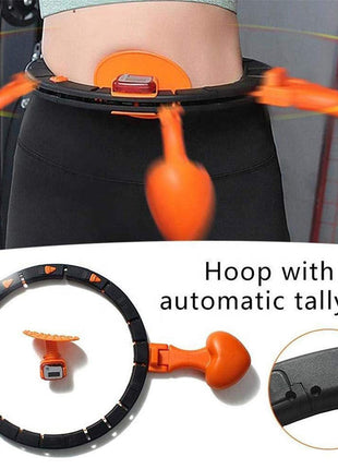 Smart Hula Hoop Auto-Spinning Hip Hula Hoop Exercise Lose Weight Detachable Sports Circle