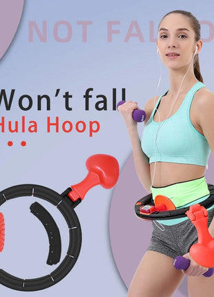 Smart Hula Hoop Auto-Spinning Hip Hula Hoop Exercise Lose Weight Detachable Sports Circle