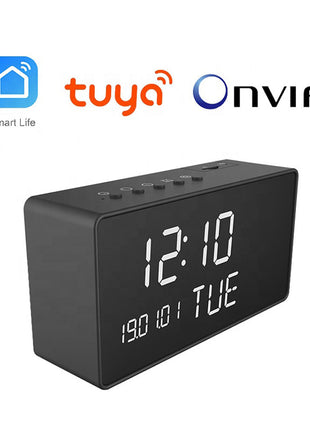 CRONY C1 Tuya App clock 1080P HD Wireless Camera APP Smart WIFI Wireless Motion Detection Hidden Alarm Clock Camera 1080P