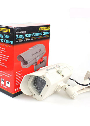 CRONY Dummy Solar Powered Camera Solar Powered Dummy CCTV Camera Solar Dummy Decoy Camera