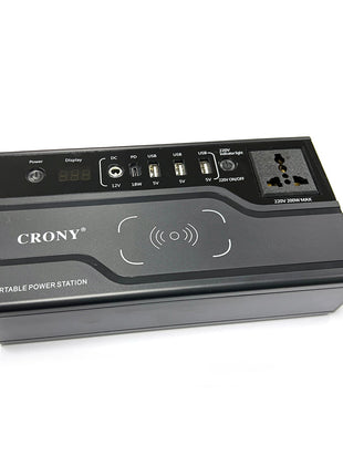 CRONY FAC-200X with wireless charging Portable Power Station AC Power bank module 200W portable outer emergency power station