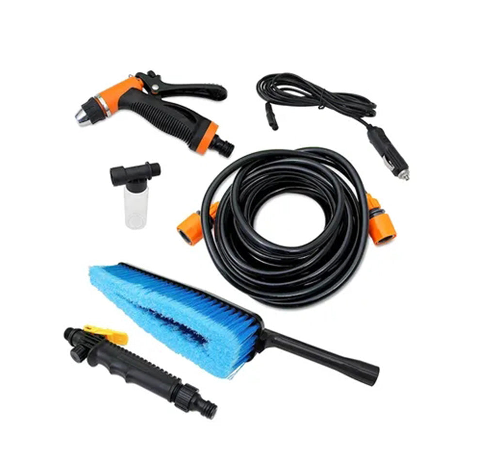 CRONY High Pressure Portable car washer With Electric clean Spray Gun, High Pressure water Pump, Brush, Storage Box