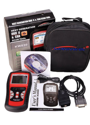 Konnwei KW830 EOBD OBD OBDII Scanner Reader Car Vehicles Diagnostic Tool Detector