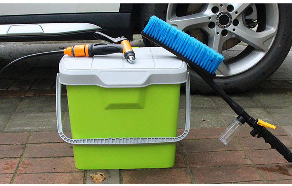 CRONY High Pressure Portable car washer With Electric clean Spray Gun, High Pressure water Pump, Brush, Storage Box