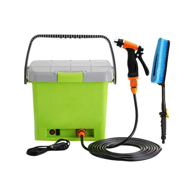 CRONY High Pressure Portable car washer With Electric clean Spray Gun, High Pressure water Pump, Brush, Storage Box
