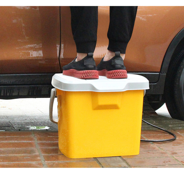 CRONY High Pressure Portable car washer With Electric clean Spray Gun, High Pressure water Pump, Brush, Storage Box