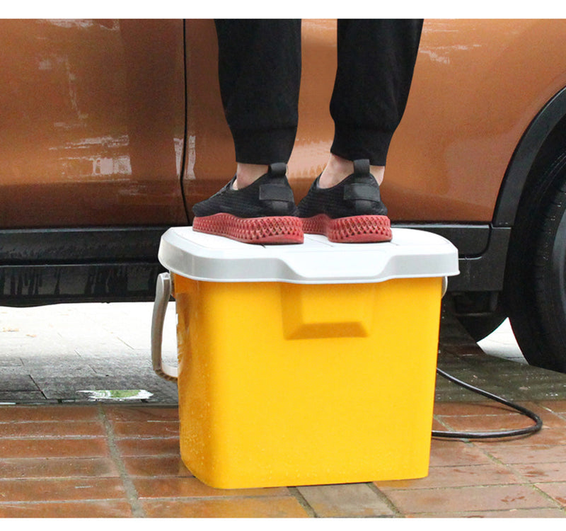 CRONY High Pressure Portable car washer With Electric clean Spray Gun, High Pressure water Pump, Brush, Storage Box