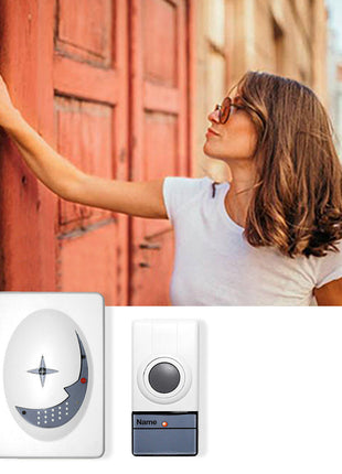 RL RL-3929 Wireless Digital Doorbell, Safety Doorchime with Loudly Voice