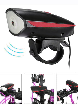 CRONY Accessories Scooter lamp + horn Bicycle e-Scooter LED Head Light Super Horn Electronic Bell Lamp Water Resistant