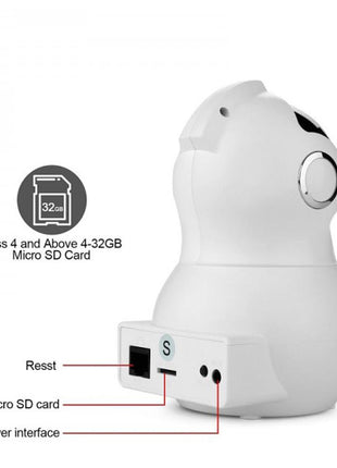 XY - R9820 - Q8 Cloud Ant Shaking Machine Networking IP Cameras - White