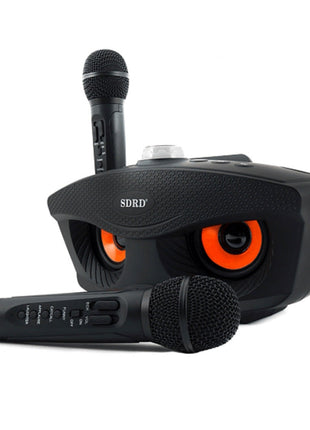 SD306 BT Speaker | Strange Designs Give 2 Microphones-Black