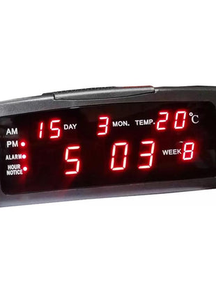 Digital LED Table Clock Wall Clock Office Clock Shows Time, Date, Day, Temperature -ZXTL-13A clock - edragonmall.com